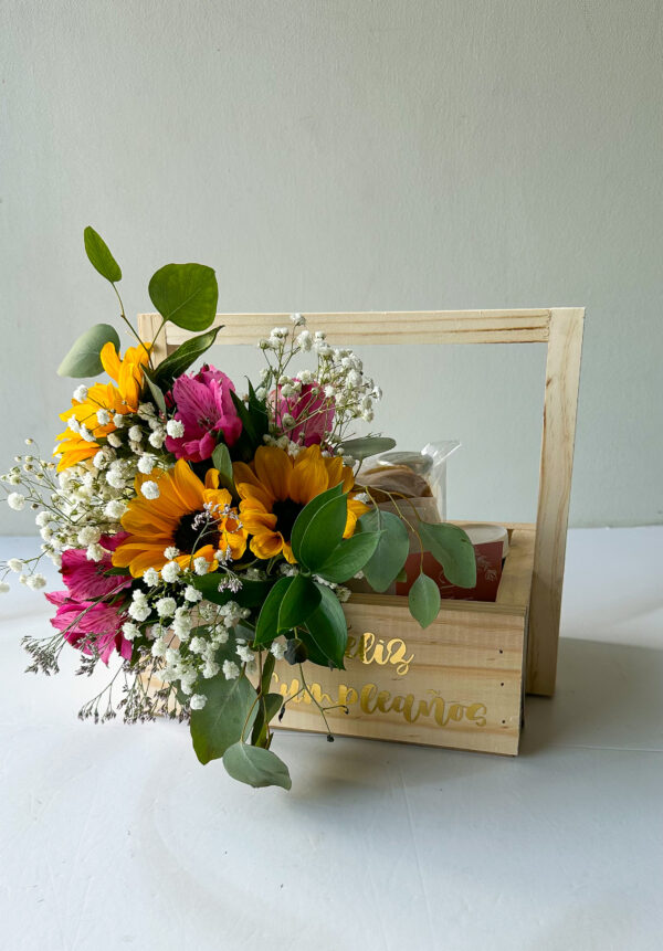 CESTA PETIT FLORAL - Imagen 2