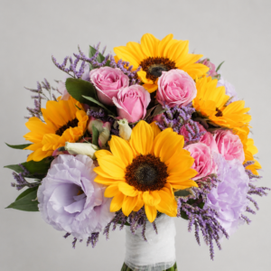 Ramo mixto de girasoles